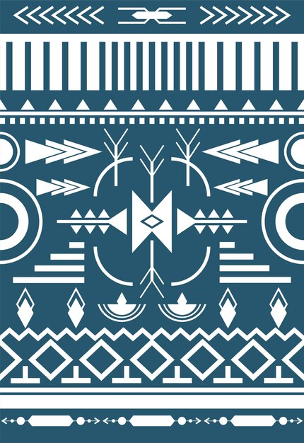 Ilustración del patrón étnico