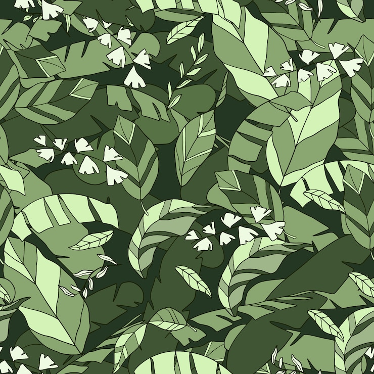 Vector gratuito ilustración de patrón monocromático dibujada a mano