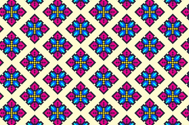 Ilustración de patrón de píxeles de diseño plano