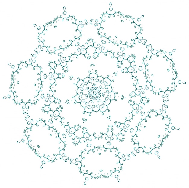 Ilustración de los patrones visuales sobre un fondo blanco
