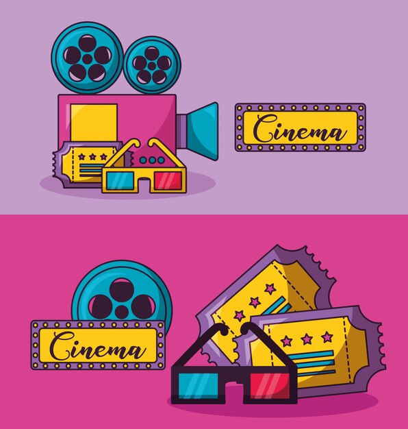 Ilustración de la película de cine