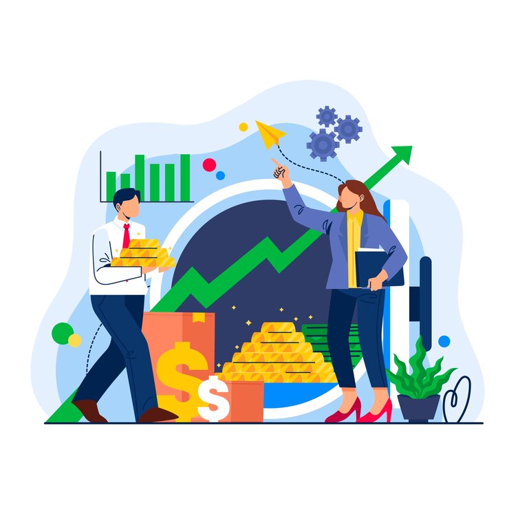 Vector gratuito ilustración de plan de ahorro para empleados dibujado a mano