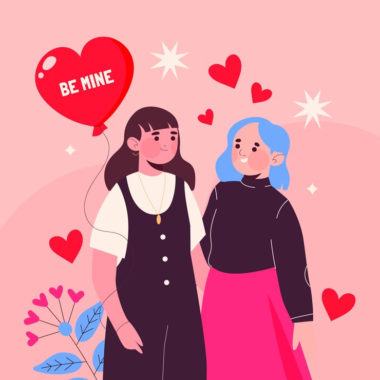 Vector gratuito ilustración plana para la celebración del día de san valentín