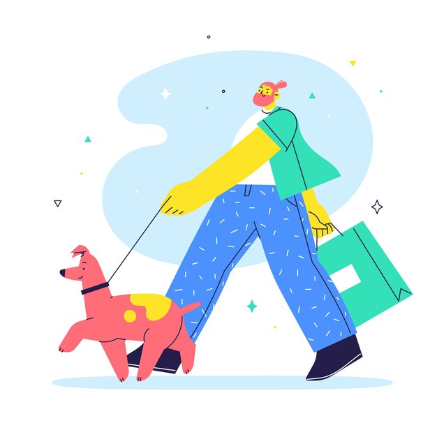 Ilustración plana del día de compras 11.11