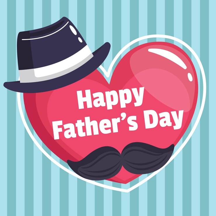 Vector gratuito ilustración plana del día del padre