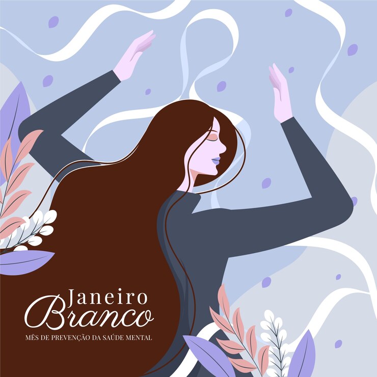 Vector gratuito ilustración plana janeiro branco