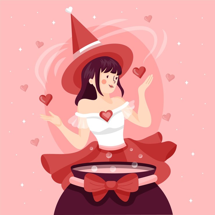 Vector gratuito ilustración de poción de amor de diseño plano