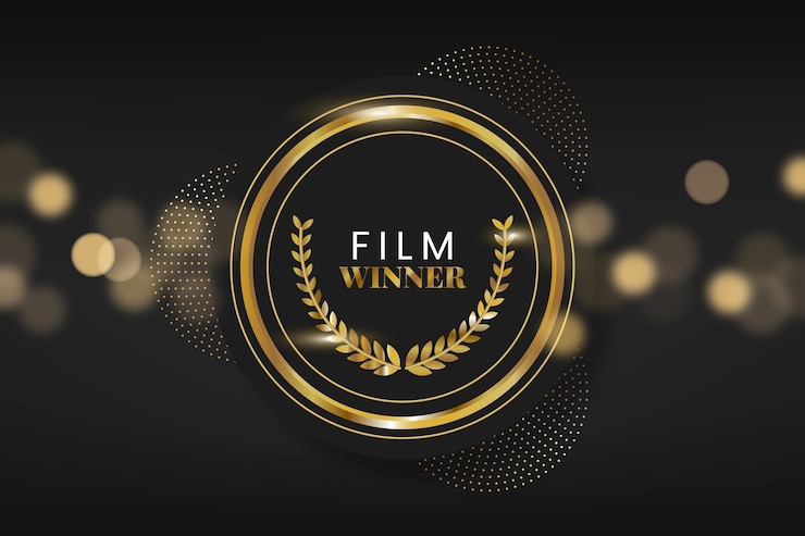 Vector gratuito ilustración de premios de cine realista