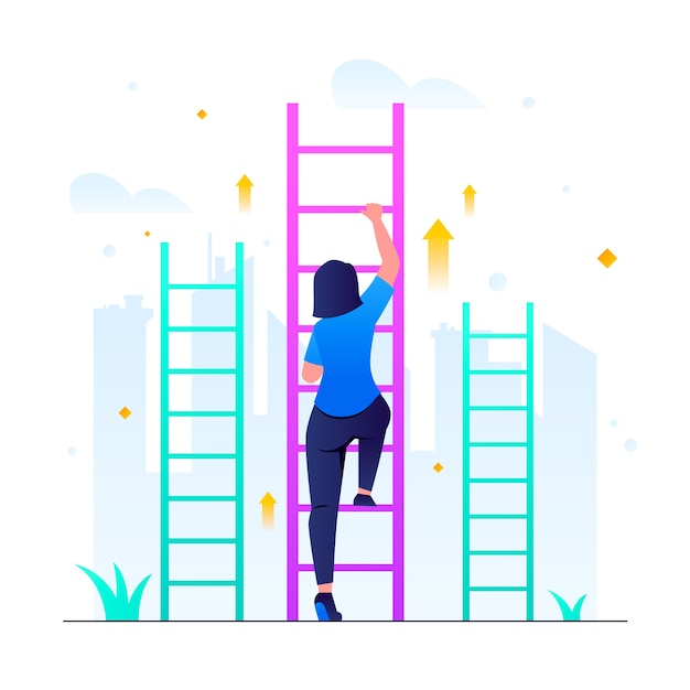 Ilustración de primer paso de degradado