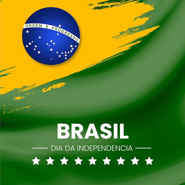 Mapa De La Bandera Brasil Vector y gráfico gratuito 49727207.