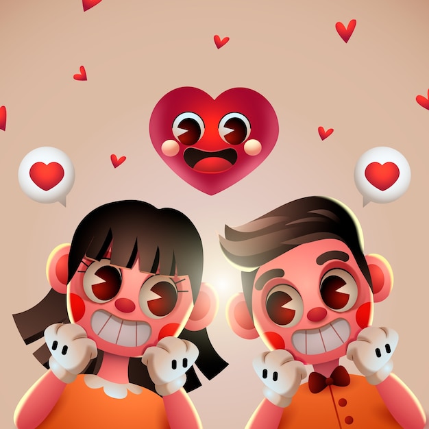 Vector gratuito ilustración realista de celebración del día de san valentín