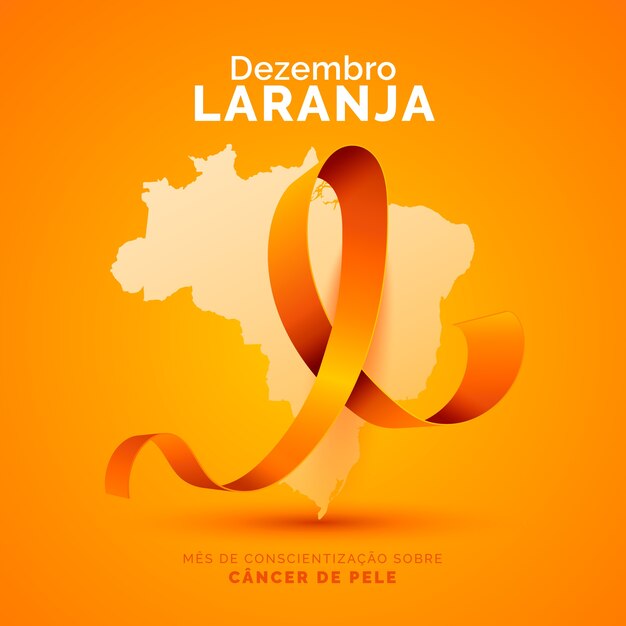 Ilustración realista de dezembro laranja