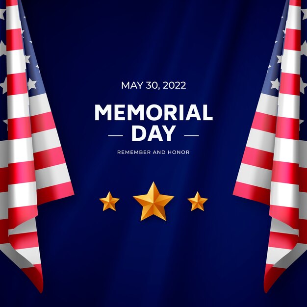 Ilustración realista del día conmemorativo