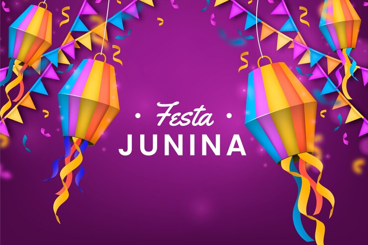 Vector gratuito ilustración realista de festa junina