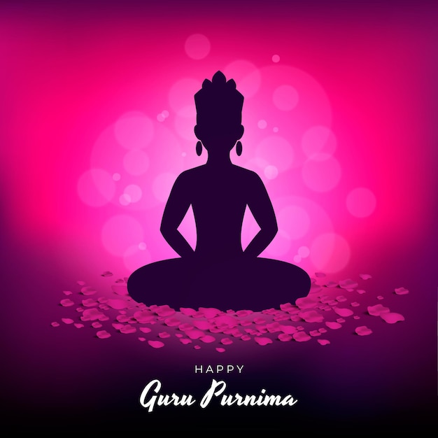 Vector gratuito ilustración realista de guru purnima