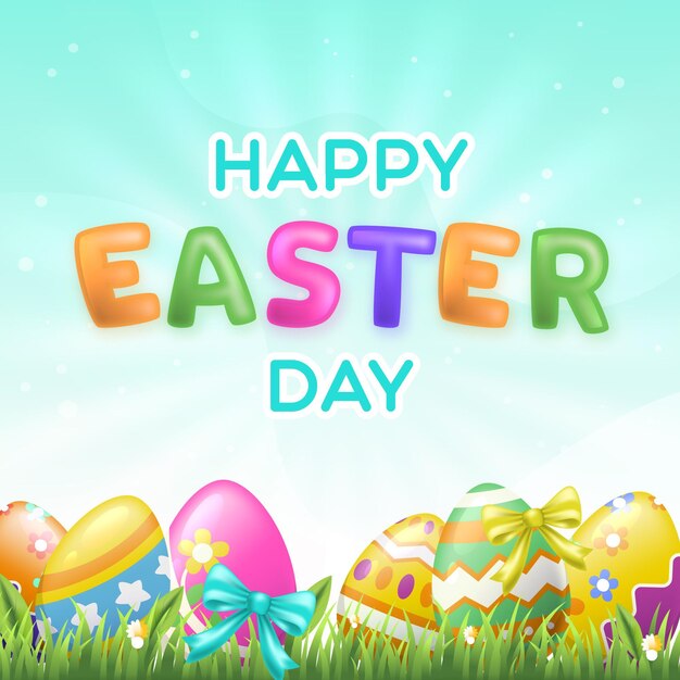 Ilustración realista de pascua