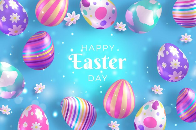 Ilustración realista de pascua