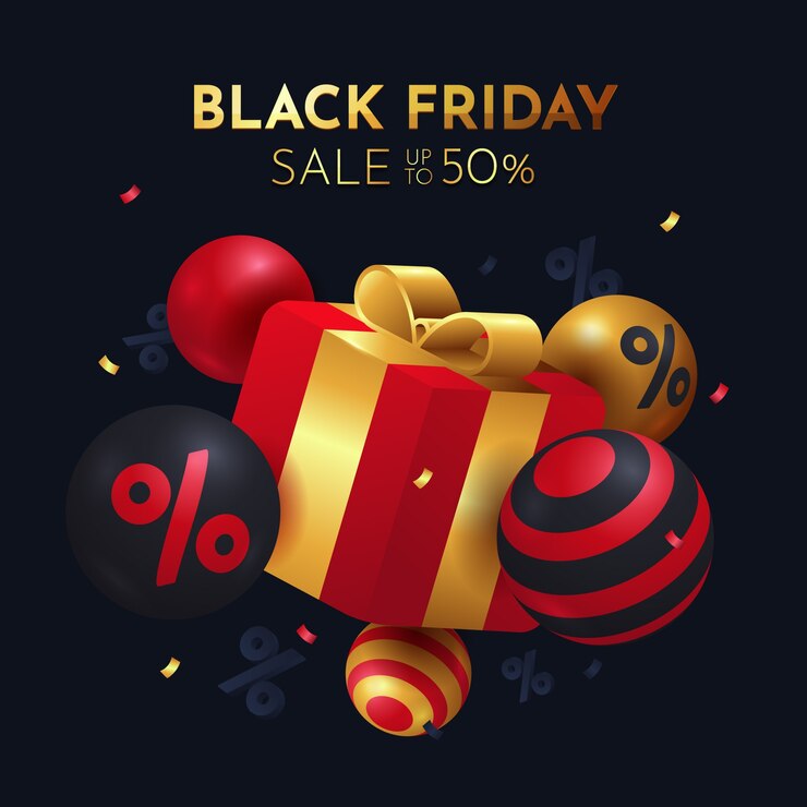 Vector gratuito ilustración realista de viernes negro