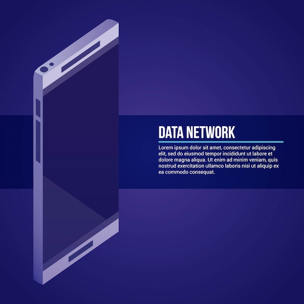 Ilustración de red de datos