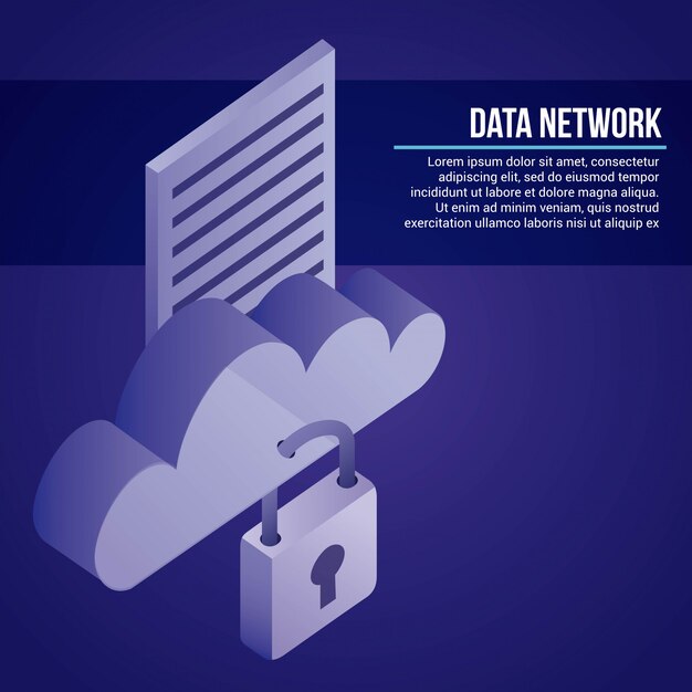 Ilustración de red de datos