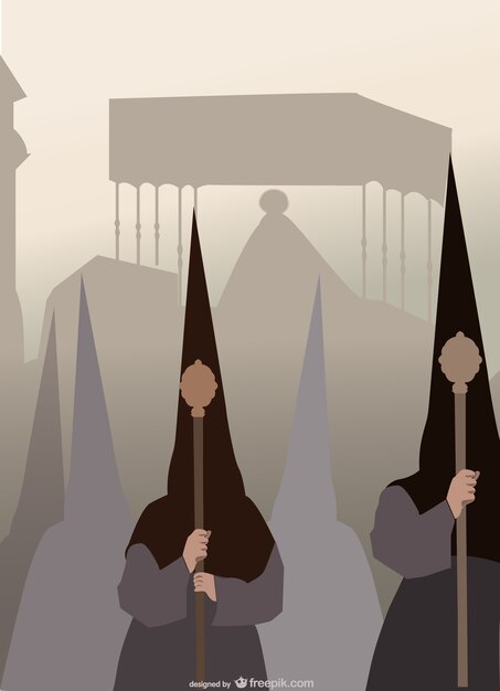 Ilustración religiosa Semana Santa