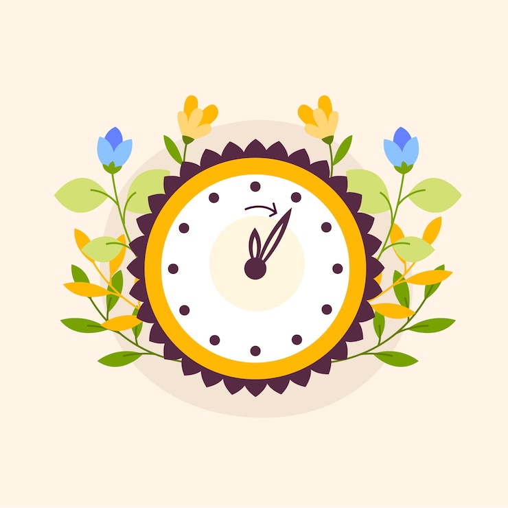 Vector gratuito ilustración de resorte plano hacia adelante