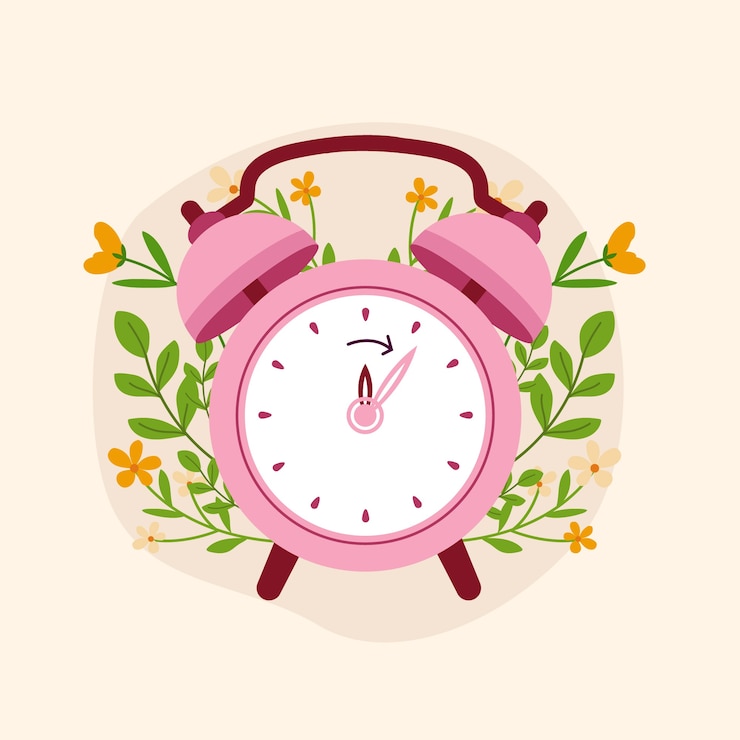 Vector gratuito ilustración de resorte plano hacia adelante