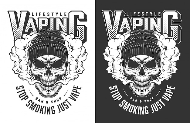 Ilustración de ropa vaping