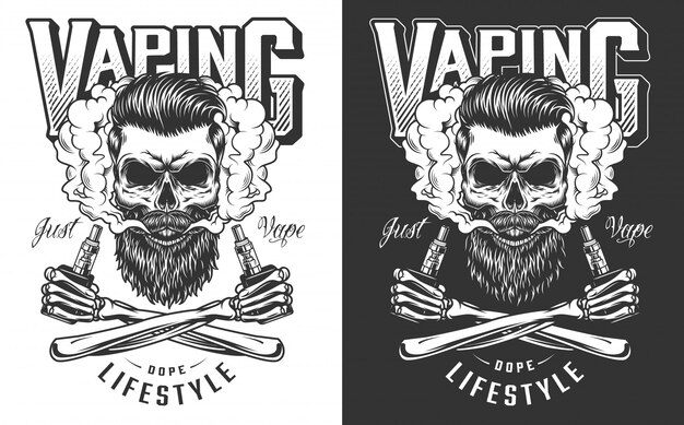 Ilustración de ropa vaping