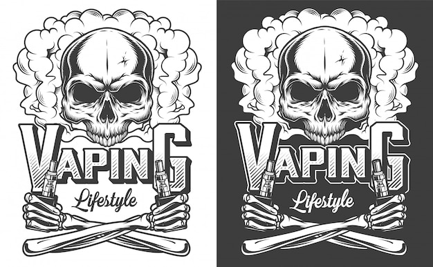 Ilustración de ropa vaping