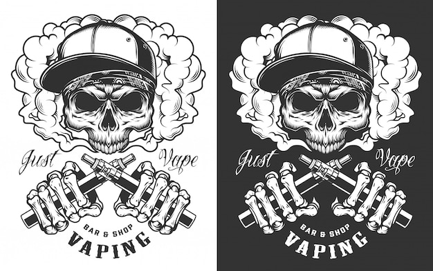 Ilustración de ropa vaping