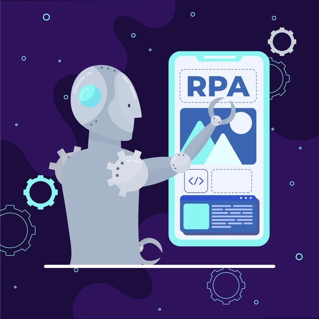 Ilustración de rpa de diseño plano dibujado a mano