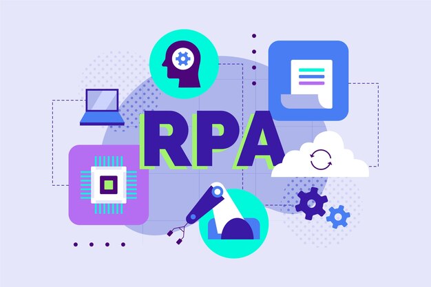 Ilustración de rpa de diseño plano dibujado a mano