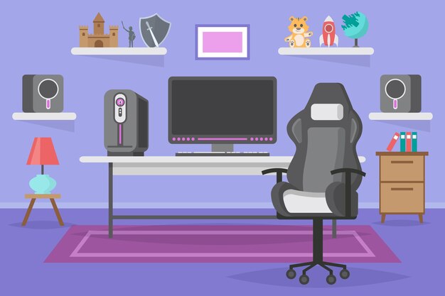 Ilustración de la sala de jugador