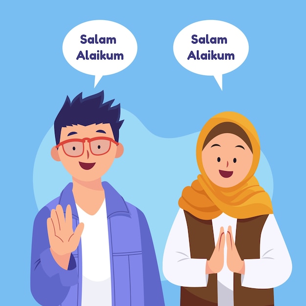 Ilustración de salam de diseño plano dibujado a mano