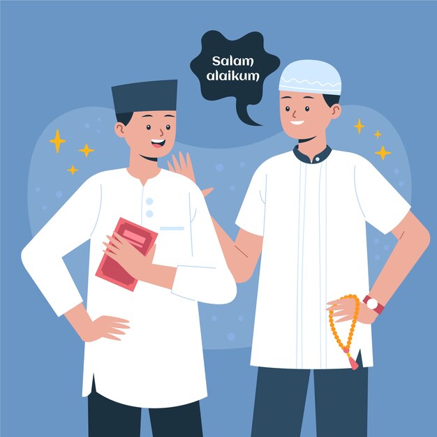 Ilustración de salam de diseño plano dibujado a mano