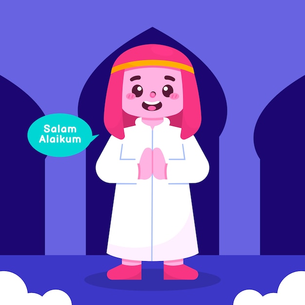 Ilustración de salam de diseño plano