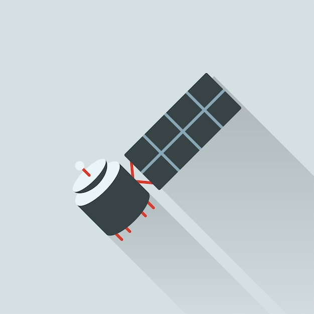 Vector gratuito ilustración del satélite