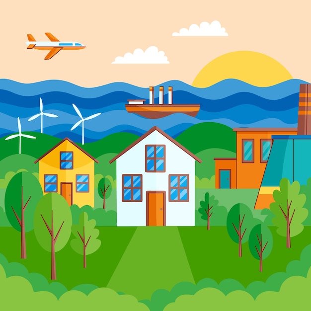 Ilustración sdg dibujada a mano