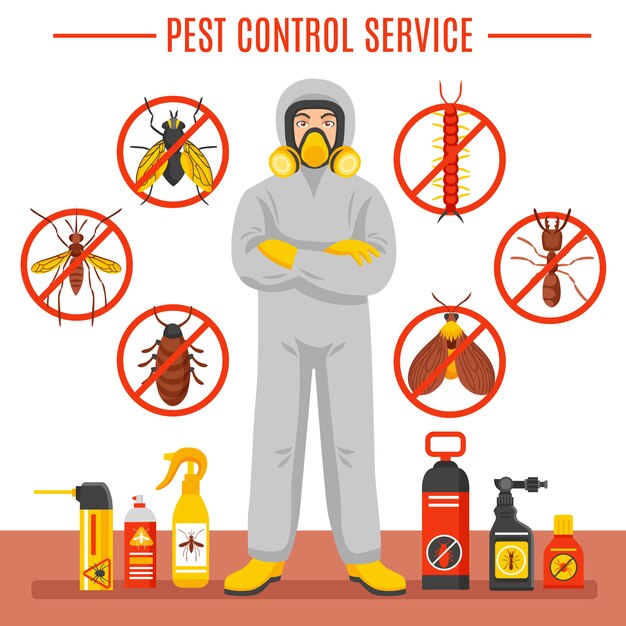 Ilustración del Servicio de Control de Plagas