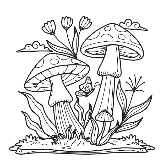 Ilustración de setas dibujada a mano