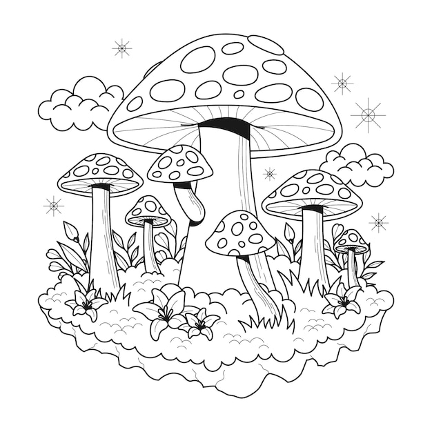 Ilustración de setas dibujadas a mano