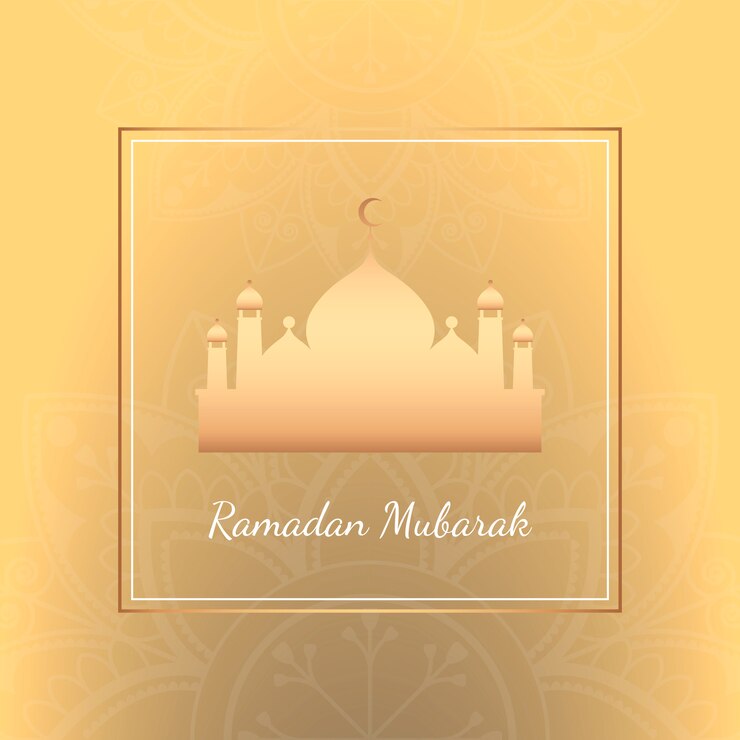 Vector gratuito ilustración de tarjeta de ramadán