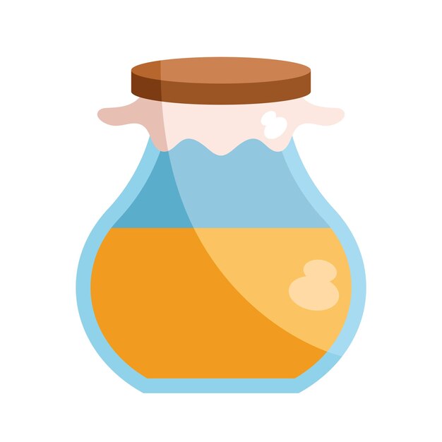 ilustración de tarro de miel