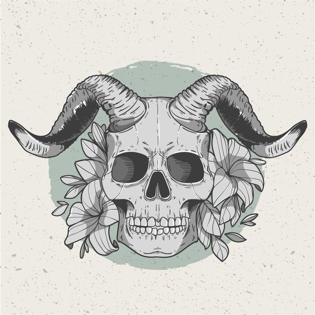Ilustración de tatuaje chicano dibujado a mano