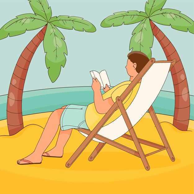 Ilustración para la temporada de verano.