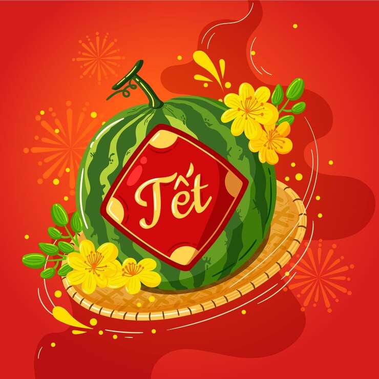 Vector gratuito ilustración de tet plano