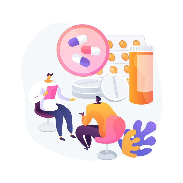 Ilustración de vector de concepto abstracto de monitorización de drogas. Monitoreo de fármacos terapéuticos, atención primaria de salud, brazalete de tobillo, química clínica, medición del nivel de medicación en metáfora abstracta de sangre.