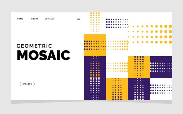 Ilustración de Vector de fondo abstracto geométrico