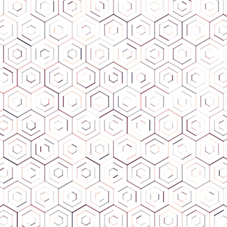 Vector gratuito ilustración de vector de fondo hexagonal 3d blanco creativo